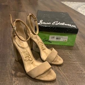 Sam Edelman ankle strap block heel sandal